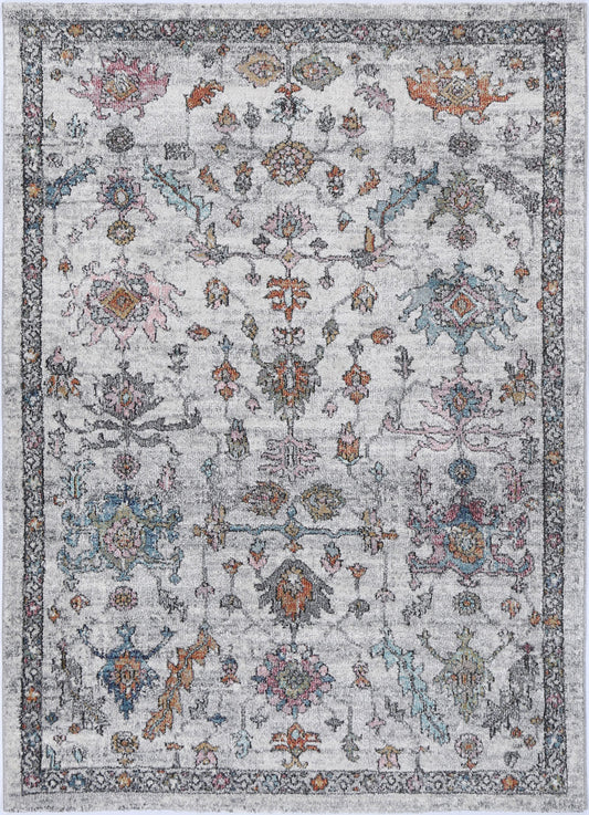 Mira Carnation Transitional Multi Coloured Rug