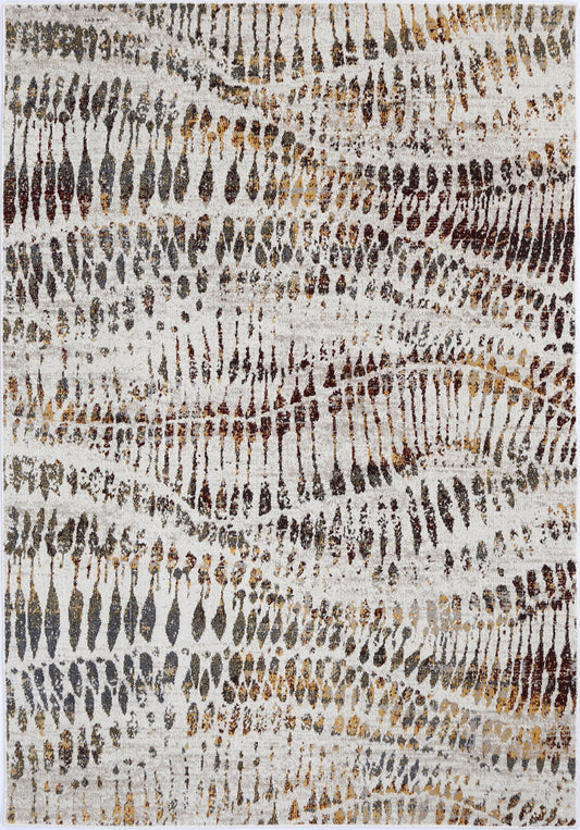 Puerto Jeddah Multi Abstract Soft Rug