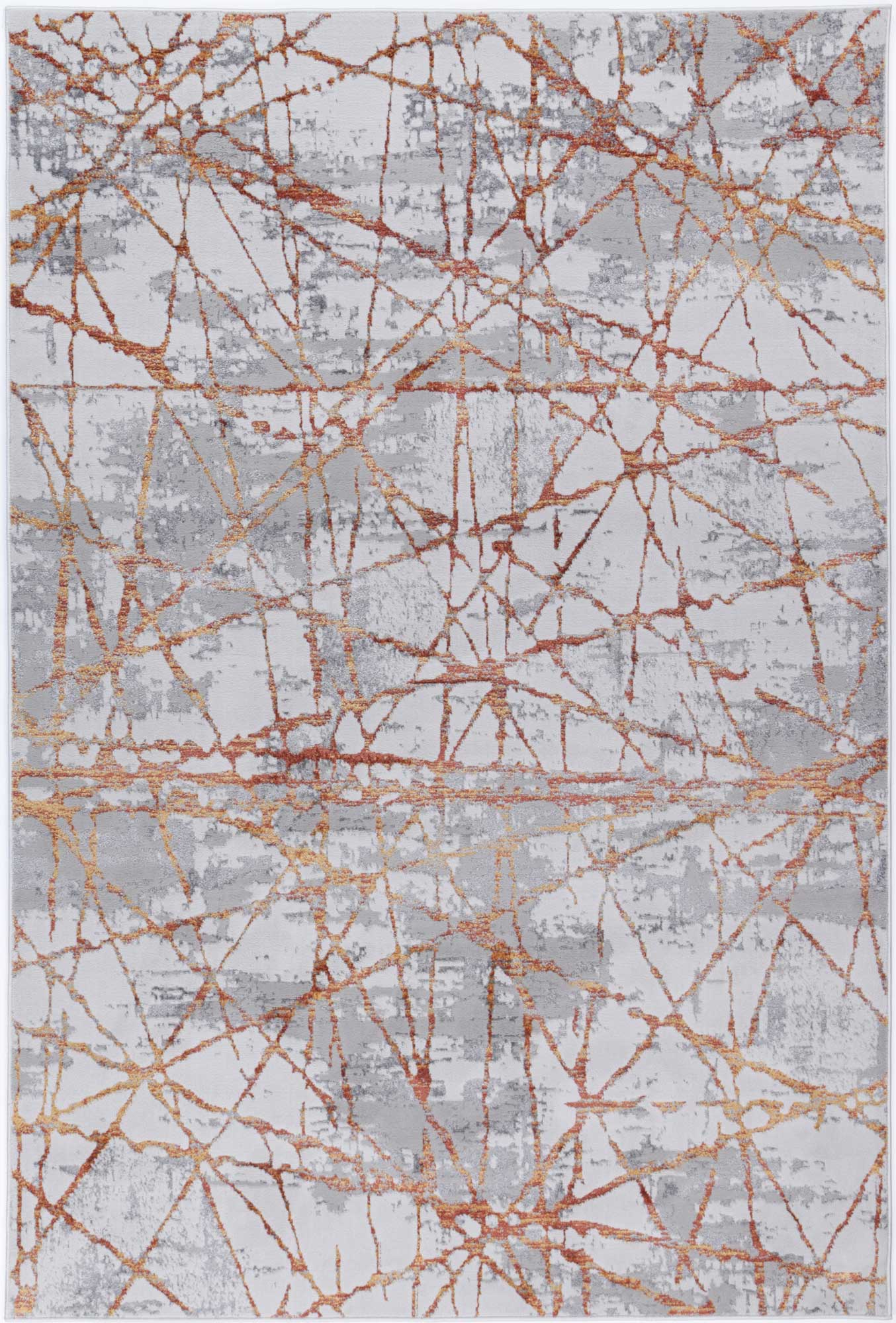 Almada Geometric Rust Rug