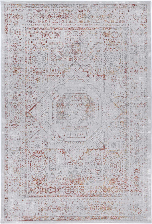 Almada Ivory & Rust Transitional Rug