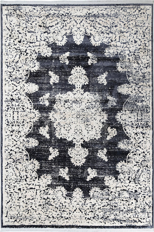 Stella Vintage Medallion Navy Rug