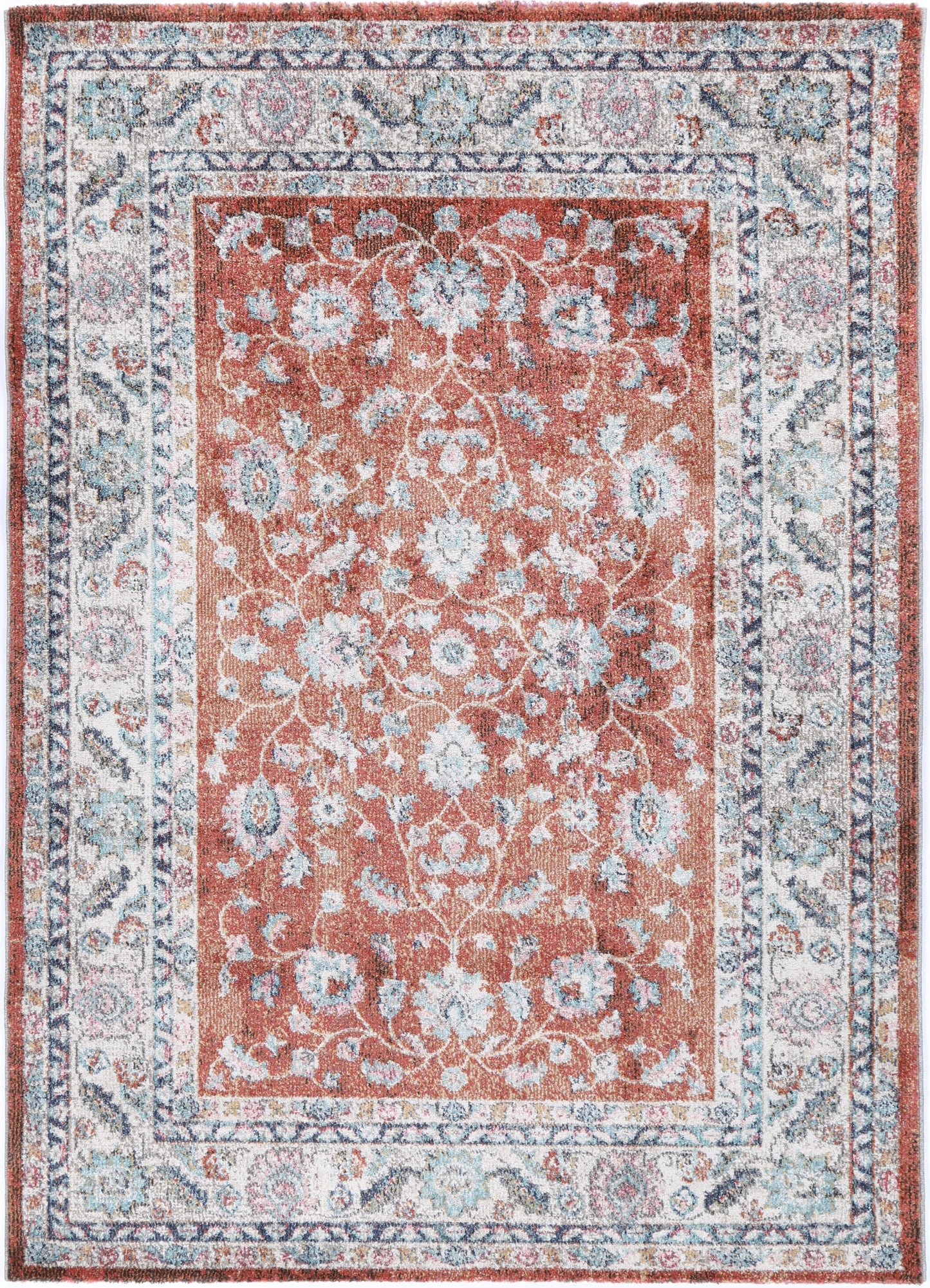 Mercury Luda Terracotta Transitional Rug