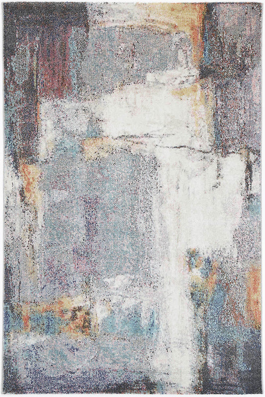 Mercury Aveza Abstract Grey Rug