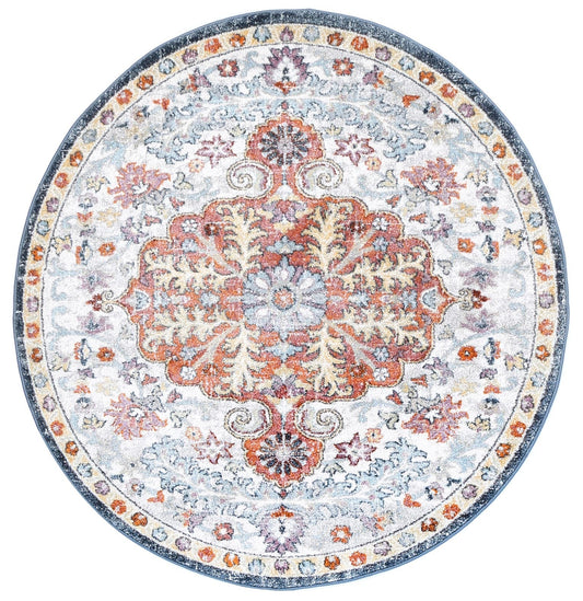 Carlyle Vintage Multi Round Rug