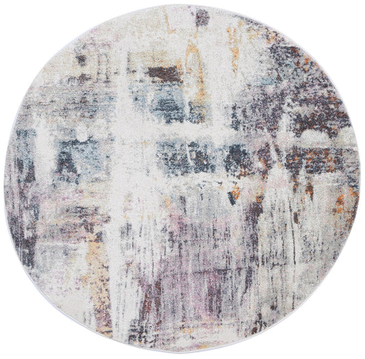 Carlyle Abstract Multi Round Rug