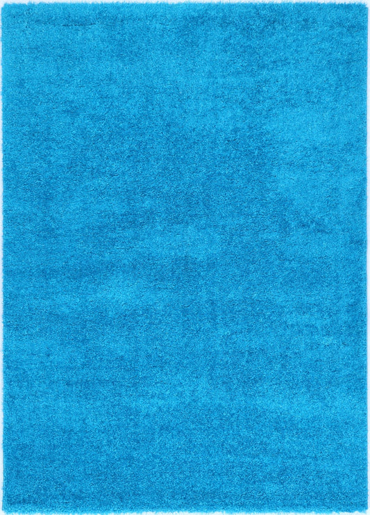 Puffy Soft Shag Teal Rug