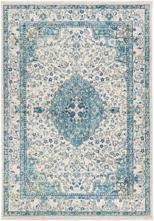 Asli Blue Traditional Rug