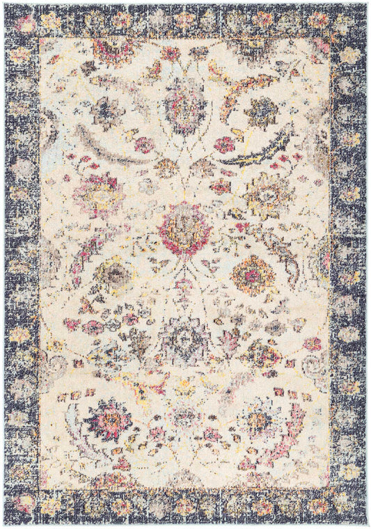 Asli Cream/Multi Traditional Rug