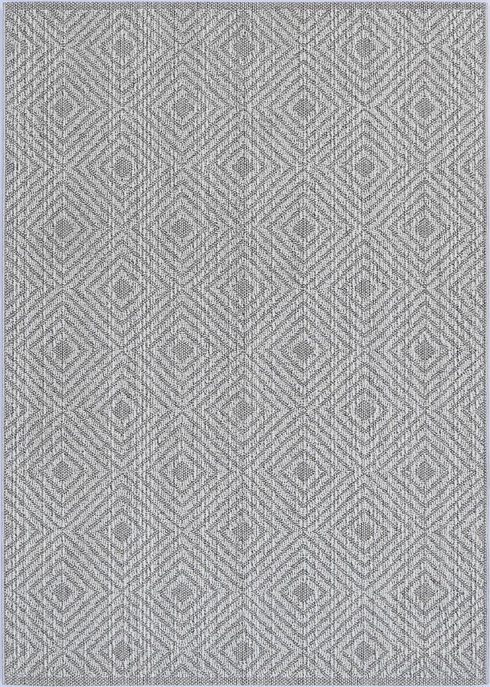 Lelepa Walasi Ash Geometric Flatweave Rug