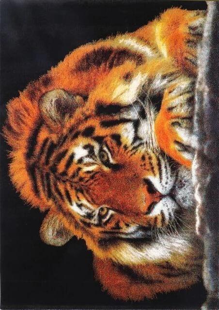 Tiger Portrait Rug